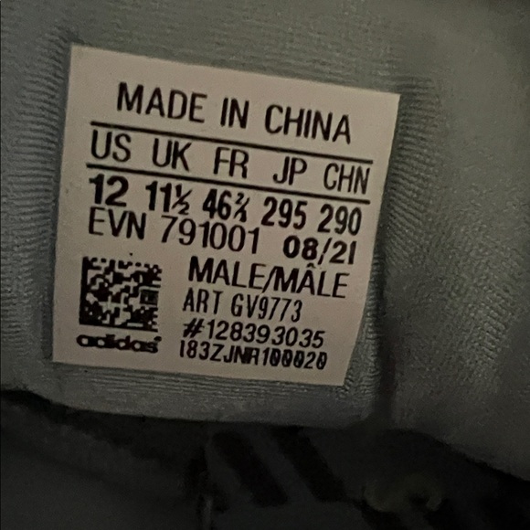 Adidas Light Blue BOOST Sneakers - Picture 8 of 8